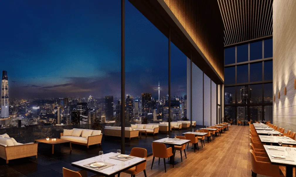City view from a residence at The Conlay